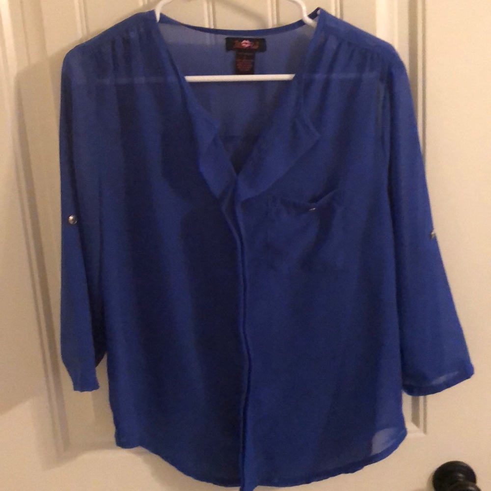 Blue women’s blouse
